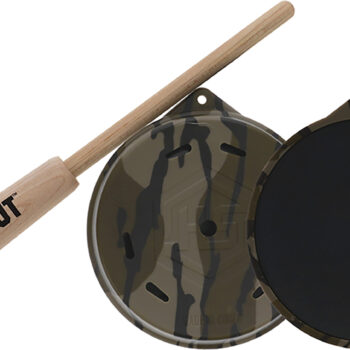 Hunters Specialties HSBBSPC Camo Cutt'R Pot Call Friction Call Attracts Turkey Species Mossy Oak Bottomland Slate