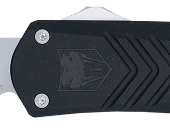 CobraTec Knives MBLKFSXGEN3TNS FS-X Gen III Medium 3" OTF Tanto Plain Stonewashed D2 Steel Blade, 4.68" Aluminum Handle