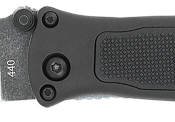 CobraTec Knives BLKHRQS Quick Strike  3.25" Folding Drop Point Plain Stonewashed 440 SS Blade, 4.50" G10 Handle