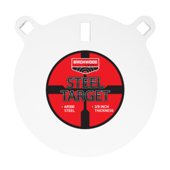 Birchwood Casey BC-RND8-38 Centerfire Target 3/8" AR500 Steel 8" Round Gong