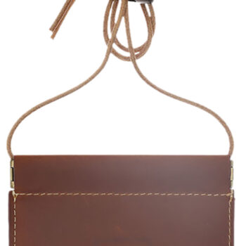 Riven 65700 Diaphragn Lanyard Call Holder Brown Leather