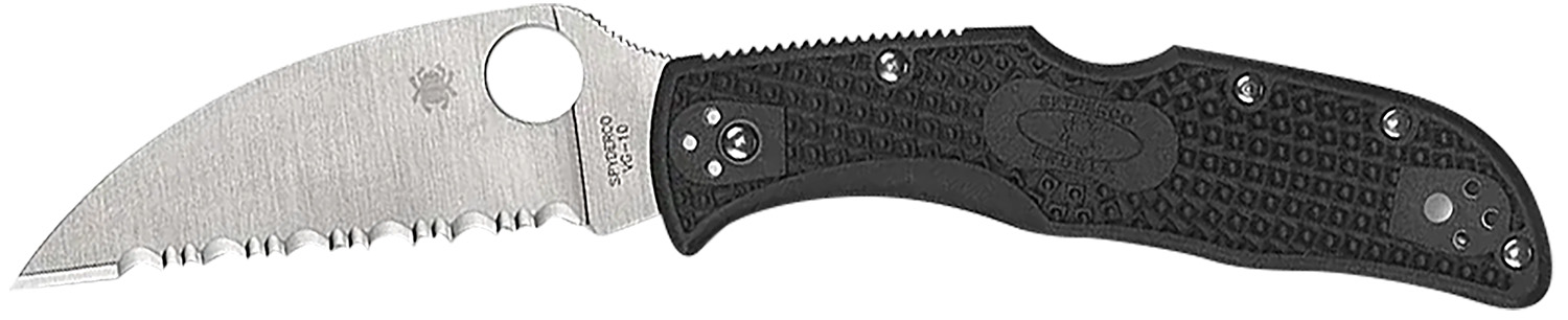 Spyderco C243FPWCBK Endela Lightweight 3.40" Folding Wharncliffe Plain VG-10 SS Blade, Black Textured FRN Handle 3 Spyderco C243FPWCBK Endela Lightweight 3.40" Folding Wharncliffe Plain VG-10 SS Blade, Black Textured FRN Handle
