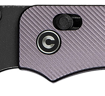 Civivi Knives C23074-2 Baby Banter 2 2.34": Folding Drop Point Plain Black Stonewashed Nitro-V Steel Blade, Purple Textured Aluminum Handle