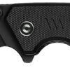 Civivi Knives C24012-1 Merit 3.28" Folding Drop Point Plain Black Stonewashed 14C28N Steel Blade, Black Textured G10 Handle 2 179365