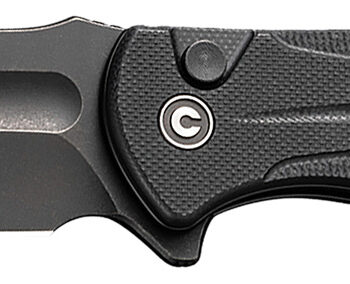 Civivi Knives C23053-1 Incindie  3.48" Folding Spear Point Plain Black Stonewashed 14C28N Steel Blade, Black Textured G10 Handle