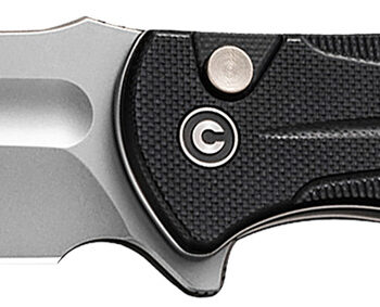 Civivi Knives C23053-3 Incindie  3.48" Folding Spear Point Plain Stonewashed 14C28N Steel Blade, Black Textured G10 Handle