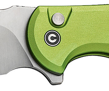 Civivi Knives C18026E-3 Praxis  3.75" Folding Drop Point Plain Satin Nitro-V Steel Blade, Lime Green Aluminum Handle