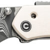 Civivi Knives C22036-DS1 Vision FG 3.54" Folding Reverse Tanto Plain Damascus Blade, Ivory G10 Handle 1 179394 1