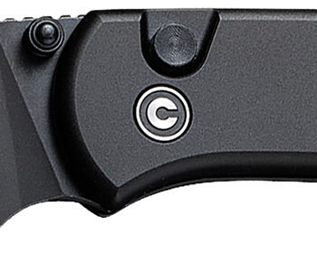 Civivi Knives C22030E-1 Qubit  2.98" Folding Drop Point Plain Black Stonewashed 14C28N Steel Blade, Black Aluminum Handle
