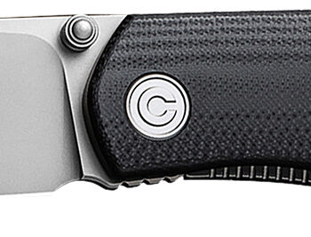 Civivi Knives C22007-1 Sokoke  EDC 3.35" Folding Drop Point Plain Bead Blasted 14C28N Steel Blade, Black G10 Handle