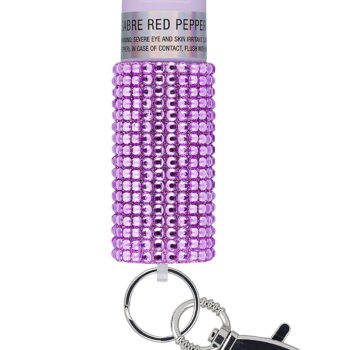 Sabre KRJLV02  Pepper Spray 25Bursts Compact Lavender Canister Includes Snap Clip