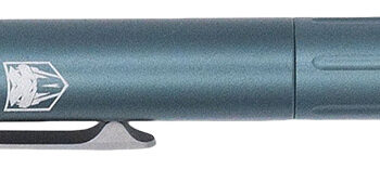 CobraTec Knives CNCOTFPGRYGEN2 Tactical Pen Gen II Gray Aluminum D2 Steel Blade, Includes Pocket Clip