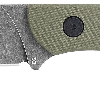 CobraTec Knives SD2DNSODGGEN2 Skinner Gen II 3.50" Fixed Plain Stonewashed D2 Steel Blade, 4.31" OD Green Textured G10 Scales Handle w/Finger Ring