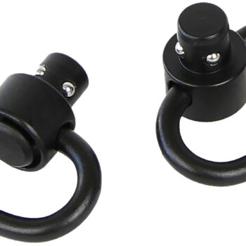 Bulldog BD884 Deluxe Push Button Swivel Black 1.25" Steel