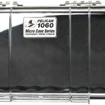 Pelican 1060025100 Micro Case  Black/Clear Polycarbonate 9.88" Long