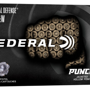 Federal PD40P1G Punch  40S&W 165gr Jacketed Hollow Point 50 Per Box/10 Case