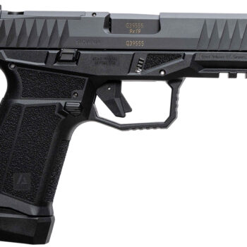 AREX 815537024074 Delta M Gen2 Compact Frame 9mm Luger 15+1 4" Black Steel Barrel, Black Nitride Steel Optic Cut/Serrated Slide, Black Polymer Frame w/Picatinny Rail, Black Stippled Grip, Ambidextrous