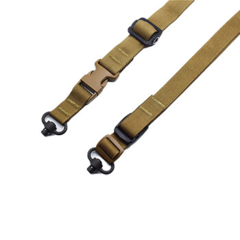 Tacshield T6031CY Warrior 2-in-1 Sling Coyote Tan Webbing Two-Point Rifle/Shotgun