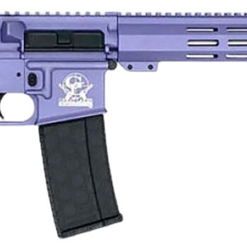 Great Lakes Firearms GL15223SSORC AR-15  223 Wylde 30+1 16" Black Nitride Threaded Barrel, Wild Orchid Cerakote Aluminum Receiver w/Picatinny Rail, M-LOK Handguard, Black Polymer Stock, Mil-Spec Grip
