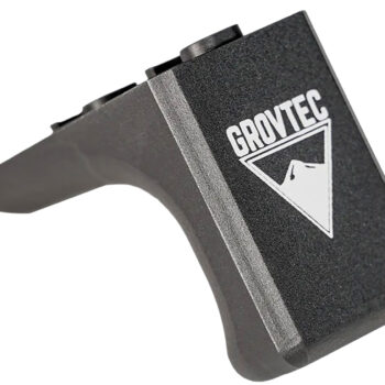 GrovTec US Inc GTHM321 G-Stop Reversible Hand Stop Black Anodized Aluminum