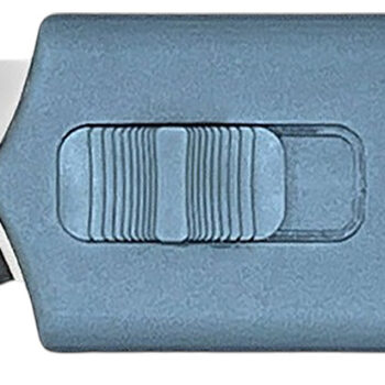 Templar Knife SMCAGB221 Sentinel Money Clip 1.88" OTF Tanto Plain Black Oxide Stonewashed Powder Coated D2 Steel Blade, 3.41" Blue Anodized Aluminum Handle