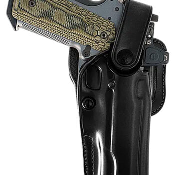 Galco APO226RB APO Strongside/Crossdraw OWB Black Steerhide Fits Glock 19 Gen 1-5 Belt Holster Mount Right Hand