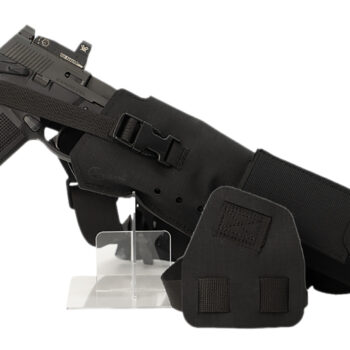 Cole-tac VWX102 Varmint Wrangler XL Pistol Holder Chest Black Left Hand