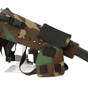 Cole-tac VWX112 Varmint Wrangler XL Pistol Holder Chest M81 Woodland Left Hand