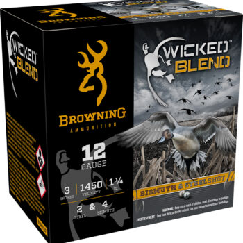 Browning Ammo B193431232 Wicked Blend  12Gauge 3" 1 1/4oz 2/4BI Shot 25 Per Box/10 Case