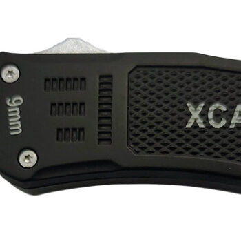 Xcaliber Knife Company  9mm  Medium 3.25" OTF Drop Point 440C SS Blade, 4.64" Steel Handle