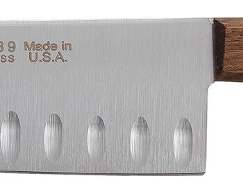 Case 07322 Santoku  7" Fixed Plain Mirror Polished Tru-Sharp SS Blade, Walnut Handle