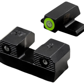 XS Sights SIR201P6G R3D 2.0 Night Sight Set Green Tritium Front/Black Oxide Frame Fits Sig/Springfield/FN 509