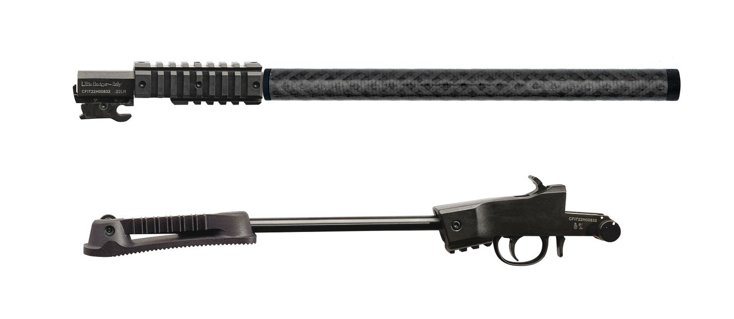 Chiappa Firearms 500281 Little Badger 22 LR 12+1 16.50" Threaded Carbon Fiber Shroud Barrel 3 Chiappa Firearms 500281 Little Badger 22 LR 12+1 16.50" Threaded Carbon Fiber Shroud Barrel