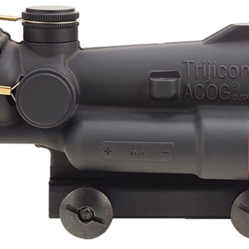Trijicon 100496 ACOG  OD Green 3.5x, 35mm 30mm-35mm Tube Illuminated Green LED Crosshair .223/5.56 BDC Reticle
