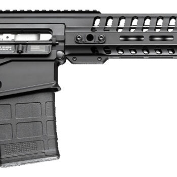 Patriot Ordnance Factory 01235 Revolution Gen4 7.62x51mm NATO 20+1 16.50" Nitride Treated Match Grade Barrel, Black Anodized Gen 4 Lower Receiver, Mission First Tactical Furniture, Ambidextrous