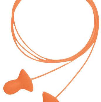 Howard Leight R01522 Corded Ear Plugs Quiet Foam 26 dB Behind The Neck Orange Adult 2 Pair