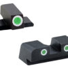 AmeriGlo XD191 Classic Tritium Sight Set for Springfield Armory XD Green Tritium White Outline Front Sight-Green Tritium White Outline Rear Sight 1 38431 1