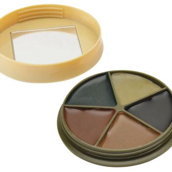 HME CMOFP5 Camo Face Paint Kit Black/Brown/Green/Sand/Light Green