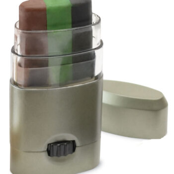 HME CMOFPDS Camo Face Paint Stick Black/Brown/Dark Green