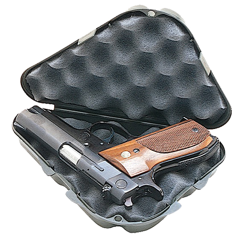 MTM Case-Gard 802C40 Single Handgun Case made of Nylon w/ Black Finish & Foam Padding 9.50" x 5.90" x 2.10" Exterior Dimensions 3 MTM Case-Gard 802C40 Single Handgun Case made of Nylon w/ Black Finish & Foam Padding 9.50" x 5.90" x 2.10" Exterior Dimensions