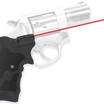 Crimson Trace 0119501 Lasergrips  Fits Ruger SP101, Red Laser 633nM Wavelength 5mW Output, Black Polymer
