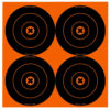 Birchwood Casey 36612 Big Burst Revealing Target Self-Adhesive Paper Black/Orange 6" Bullseye 12 Pack 2 48226 3
