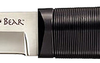 Cold Steel 20PC Finn Bear 4" Fixed Plain 4116 Stainless Steel Blade/Black Polypropylene Handle