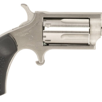 North American Arms 22MSGRCHSS Mini-Revolver Carry Combo Sports South Exclusive 22 WMR 5 Shot 1.13" Stainless Steel Barrel, Frame & Cylinder, Black Rubber Grip, Exposed Hammer, Side Carry Holster