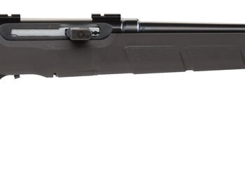 Savage Arms 47400 A Series Magnum Full Size 22 WMR 10+1 22" Matte Black Sporter Barrel, Satin Drilled & Tapped Carbon Steel Receiver, Matte Black Fixed Synthetic Stock, Right Hand