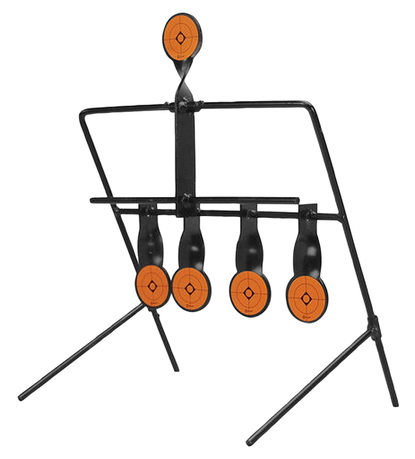 Caldwell 820585 Resetting Target Airgun AR500 Steel Black/Orange Impact Enhancement Motion 1.50" 3 Caldwell 820585 Resetting Target Airgun AR500 Steel Black/Orange Impact Enhancement Motion 1.50"