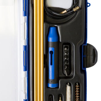 DAC GM22HY GunMaster Hybrid Cleaning Kit 22 Cal Rifle/16 Pieces Black/Blue