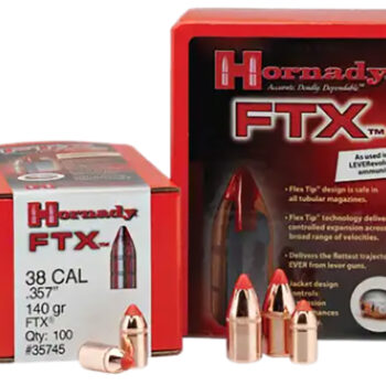 Hornady 35105 FTX  35 Cal .358 200 gr Flex Tip eXpanding 100 Per Box/ 15 Case