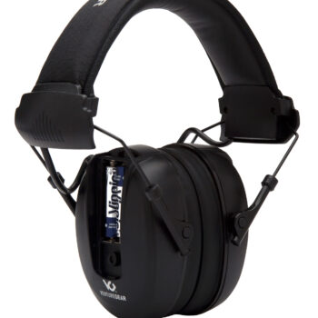 Pyramex VGPME10 Venture Gear Clandestine Electronic Muff 24 dB Over the Head Black Adult 1 Pair