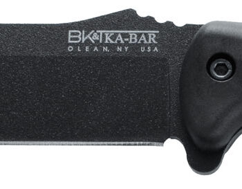 Ka-Bar BK7 Becker Combat Utility 7" Fixed Clip Point Plain Black 1095 Cro-Van Blade, Black Ultramid Handle, Includes Sheath